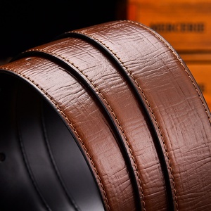Cinturón de Cuero Vacuno para <span class=keywords><strong>Hombre</strong></span>, Venta Directa de Fábrica, Estilo Casual, Hebilla de Aleación, Cinturón de Cuero Genuino, Comercio Exterior <span class=keywords><strong>AliExpress</strong></span> - Product Image 3