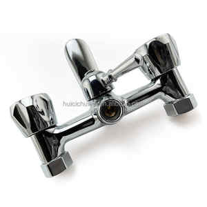 <span class=keywords><strong>Robinet</strong></span> de douche de bain en alliage de zinc poli du fabricant <span class=keywords><strong>professionnel</strong></span> <span class=keywords><strong>avec</strong></span> deux poignées pour une utilisation hôtelière sur le marché du Moyen-Orient - Product Image 2