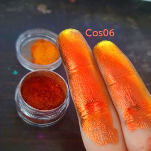 Poudre multichrome rouge noir coréen, pigment ample, de qualité cosmétique, caméléon, maquillage pour les lèvres, les yeux - Product Image 5