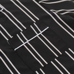 <span class=keywords><strong>Pigiama</strong></span> estivo a maniche corte in seta di ghiaccio abbigliamento da casa vestito a righe casual sottile da <span class=keywords><strong>uomo</strong></span> <span class=keywords><strong>nero</strong></span> da casa - Product Image 6