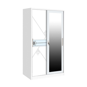 Wholesale Assembled Metal Wardrobe Almirah Closet Storage Bedroom Furniture Steel Printed Key <b>Lock</b> Rust Resistant Wall Mount - Product Image 1