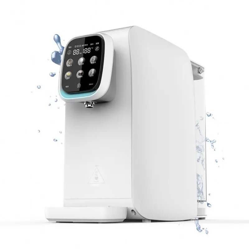 Purificateur d'eau à osmose inverse à 3 filtres, système d'eau à 6 températures, distributeur d'eau chaude instantanée pour la famille