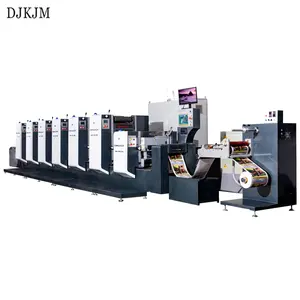 Printing Machine Offset Printing Machine Hot Sale Practical Customized Six Color SET Wood Power Plate Automatic Label Printer