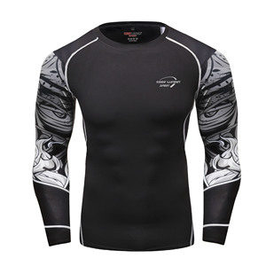 Cody Lundin Hombres 3D Print Jiu Jitsu BJJ Rashguard Compresión Cool Graphic Ciclismo Camiseta de manga larga Fitness Gym Shirt - Product Image 1