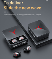 Écouteurs sans fil M90 Pro TWS Bluetooth, son stéréo, réduction de bruit ENC, boîtier de charge avec affichage numérique et indicateur de batterie
