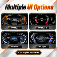 Speedometer Digital Cluster LCD 12,3 inci Baru dengan Garansi 1 Tahun untuk BMW Seri 3/4 F30/F31/F34/F35/F32/F33/F36 2013-2020