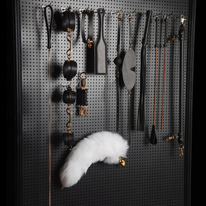 Комплект кожаных фиксаторов для бондажа, модель для взрослых, инструменты для SM-тренинга, секс-игрушки, подарочная упаковка, оптовая продажа от производителя - Product Image 2