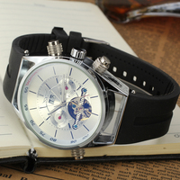 Jaragar – montre automatique à remontage automatique pour hommes, nouveau Design, Tourbillon, squelette, Date, semaine, mois, luxe, mécanique, 448