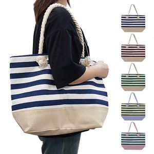 Wholesale High Quality Lightweight <b>Large</b> Capacity Gift & Shopping <b>Canvas</b> <b>Bag</b> with Long Handle Cartoon Pattern - Product Image 4