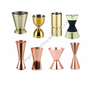 Jigger de Bar de estilo japonés de grado alimenticio, 0,5 oz/1oz, 1oz/2oz, con medición de acero inoxidable 304, anillo delgado para cóctel de Vodka, <span class=keywords><strong>Gin</strong></span> - Product Image 2