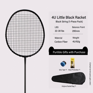 Raquette de badminton en fibre de carbone ultra-légère 72g pour entraînement à domicile, débutant et intermédiaire, vente en gros - Product Image 5