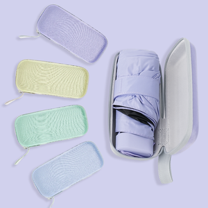 Lichtgewicht Opvouwbare Multi Color Capsule Uv-Resistente Zwarte Mini Op Maat Reclame Zonneparaplu Met Logo - Product Image 2