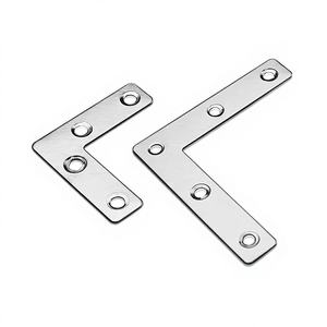 Soporte de Esquina Ajustable Tipo L para Estantes, 50/80 mm, Soportes de Acero Inoxidable Resistentes - Product Image 1