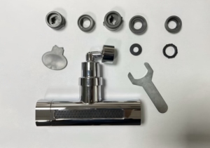 Aérateur de Robinet de Cuisine Universel Rotatif à 360 Degrés, 4 Modes, avec Jet Pluie, Cascade et Pulvérisateur - Product Image 2