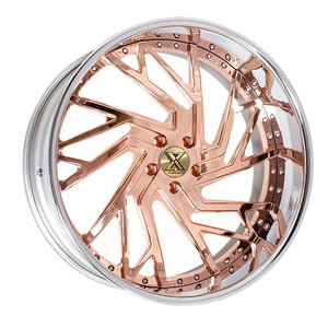 Velg Forged XJ <span class=keywords><strong>2</strong></span> Piece 18 20 22 24 26 28 Inch Deep Lip 5x127 5x120 5x114.3 5x130 5x112 untuk Ban Mobil Penumpang - Product Image 1