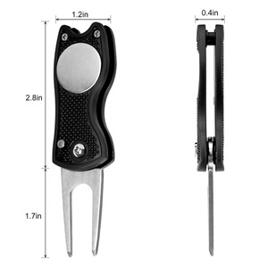 Outil de réparation de divots de golf promotionnel, marqueur de balle, fourche de golf, marqueur de balle avec logo personnalisé, accessoires de golf - Product Image 2