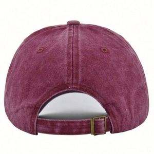 Casquettes de baseball personnalisées avec logo brodé, en stock, pas chères, casquettes de baseball simples, vente en gros, casquettes de baseball 100% coton lavé - Product Image 4