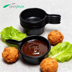 Bán buôn dùng một lần 2-inch PP nhựa nước sốt cup với xử lý - Product Image 1