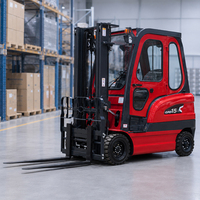 Chariot élévateur électrique de 1,5 tonne fabriqué en Chine avec pneus pleins pour les opérations de manutention de palettes en entrepôt intérieur