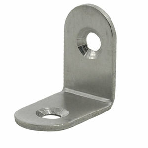 Khung Kim Loại Hình Chữ L Tùy Chỉnh Độ Chính Xác Cao, Thép Không Gỉ Được Đánh Bóng Cao, Khung Chữ L Nhỏ 90 Độ Với <span class=keywords><strong>2</strong></span> Lỗ - Product Image 1