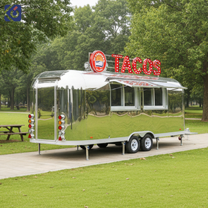 Remorques de restauration mobile CAMPTRL entièrement équipées pour pizzas, <span class=keywords><strong>tacos</strong></span>, glaces, camions de nourriture, chariots à café, remorques de traiteur - Product Image 1