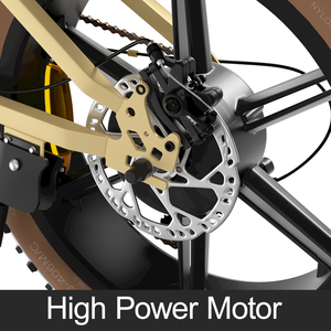 Bicicleta Eléctrica Jansno de 750W 48V 34AH con Llantas Gruesas para Adultos, con Batería Doble, Largo Alcance, Enduro, Todoterreno - Product Image 4