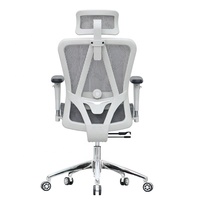 Chaise de Direction Moderne Ergonomique Pivotante en Maille Réglable avec Accoudoirs 3D pour Bureau à Domicile, École et Atelier