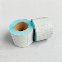 Etiquette thermique directe ECO de 70g avec autocollant autocollant autocollant bleu Glassine, différentes tailles disponibles pour balances électroniques