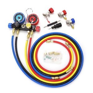 R22 R134a R404a R410a set pengukur manifold pendingin dengan selang pengisi daya dan coupler cepat - Product Image 3