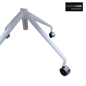 Silla de barra de metal con base cromada ajustable para uso doméstico y salón de belleza Silla de salón de ordenador para Barbero y taburete de manicura - Product Image 6