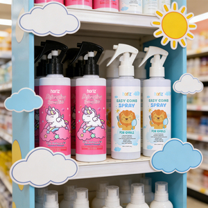 Horiz 250ml formule douce apprivoise les frisottis spray peigne facile ajouter de la brillance réduit les nœuds <span class=keywords><strong>hydratant</strong></span> démêlant <span class=keywords><strong>cheveux</strong></span> pour les enfants - Product Image 1