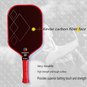 Nouvelle Arrivée 2026 Raquette de Pickleball Professionnelle Allongée T700 en Fibre de Carbone Brute avec Noyau en Mousse Hybride Kevlar - Product Image 5