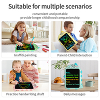Tablette d'écriture LCD effaçable pour enfants, 10 pouces, avec écran LED, jouet éducatif, ardoise de dessin