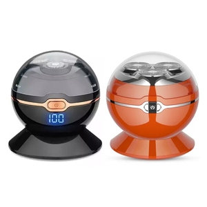 Rasoir rotatif 3D étanche IPX7 rechargeable par USB, mini rasoir électrique à double lame pour hommes, visage et corps, usage domestique - Product Image 2
