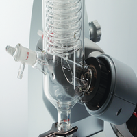 Évaporateur rotatif numérique LCD 5L pour huiles essentielles RE100-PRO, évaporateur chimique de laboratoire 2L