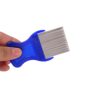 ペットのための高品質の人気のあるアンチペット犬プラスチックヘッドライスコームは効果的に髪の密なライスコームを取り除く2024 - Product Image 4