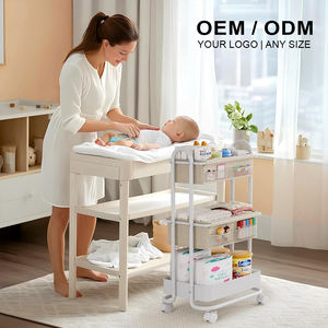 Chariot de rangement multifonctionnel pour la cuisine Étagère en métal pour chariot de rangement ménager - Product Image 5