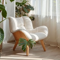 Chaises en velours Usine OEM, Fauteuil en tissu de velours, Chaise d'accoudoir Chaise d'accent en tissu Chaise d'accent moderne