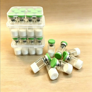 Poudre lyophilisée de peptides de cuivre GHK Cu de qualité cosmétique à 99% de pureté, 50 mg, 100 mg, scellée dans une fiole, livraison rapide, matière première cosmétique - Product Image 2