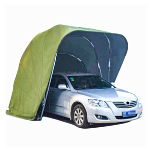 Abri de voiture pliable semi-automatique en acier de 5,5 mètres, imperméable, avec revêtement en poudre, anti-exposition, pour garage de voiture, stationnement de voiture - Product Image 3