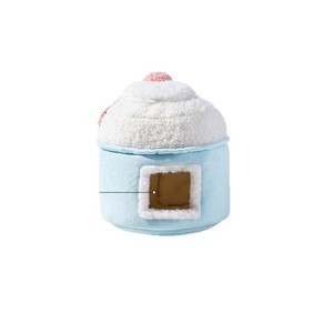 Nid de couchage en coton chaud pour <span class=keywords><strong>hamster</strong></span>, lit pour petits animaux, gerbille, petaugeoire, grotte douillette d'hiver - Product Image 5