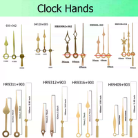 Horloge murale décorative moderne 1688 à mouvement carré en plastique pour chambre et cuisine, accessoires, mouvement à quartz à piles AA, plusieurs aiguilles