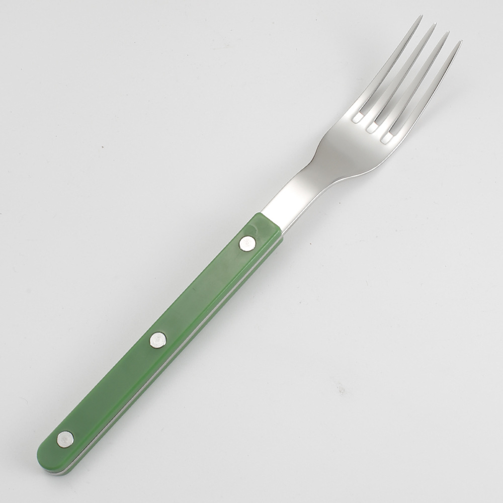 Fourchette à dîner verte