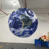 Ballon gonflable sphérique bleu planète galaxie, thème océan, grande boule spatiale pour la décoration de fêtes et de scènes
