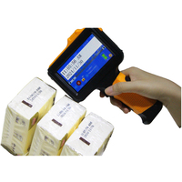 Imprimante à jet d'encre portable de 12,7 mm pour le codage de date, les codes QR, les logos sur les bouteilles en plastique, le verre, l'acier