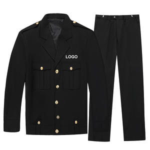 Divisa da guardia di sicurezza di Design femminile miglior protezione uniforme di sicurezza <span class=keywords><strong>Beige</strong></span> manica lunga porta set vestiti per le guardie di sicurezza - Product Image 1