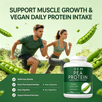 Poudre d'isolat de protéines de pois naturelle non aromatisée, formule végétalienne, contient des BCAA, améliore l'immunité, sans gluten ni soja, nutrition pour l'entraînement 7