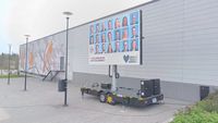 Remorque d'affichage LED mobile extérieure étanche P3 P4 P5 haute luminosité couleur pour événements et roadshows