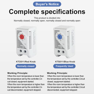 कैबिनेट मिनी थर्मोस्टेट KTO011 <span class=keywords><strong>KTS011</strong></span> सामान्य रूप से खुले/सामान्य रूप से बंद कॉम्पैक्ट यांत्रिक तापमान नियंत्रक - Product Image 2
