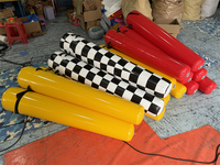 Personnalisé Durable PVC Gonflable Longue Piscine D'eau Lane Marker Bouée Pontons Tubes pour Parc Aquatique Ligne De Natation